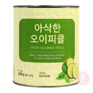 신세계푸드 아삭한 오이피클 3kg-캔