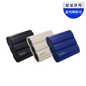 삼성전자 공식인증 포터블 외장SSD T7실드 1TB MU-PE1T0R/WW (정품) 블루 K1