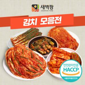 새벽팜 전라도 김치 2kg 10종 모음전 국산 맛보기 배추 소포장 참매실 새벽김치