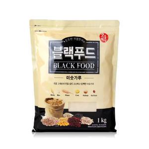 블랙푸드 미숫가루 1kg x1개 곡물명가 선식