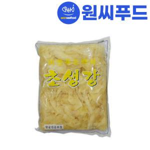 원씨푸드 이엔 백초생강 1.3kg 백초생강 초절임 일식반찬 오싱고