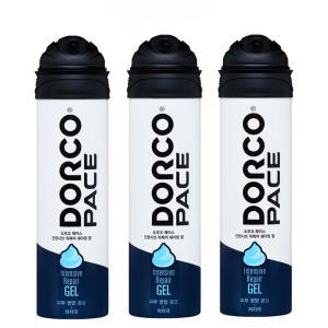 도루코 PACE 인텐시브리페어 쉐이빙젤 210ml x 3개 면도젤 면도크림