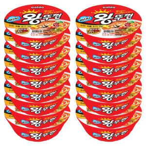 팔도 미니왕뚜껑, 80g, 16개