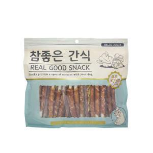 참좋은간식 우유치킨껌 (600g) 반려견 소포장 위생적인 간식