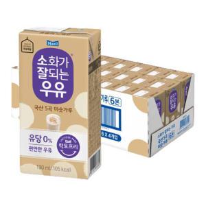 소화가잘되는우유 미숫가루, 190ml, 24개