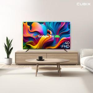 큐빅스 40인치 스마트 TV FHD LED 101cm 구글 안드로이드 에너지1등급 5년AS보증 GAT401FHD