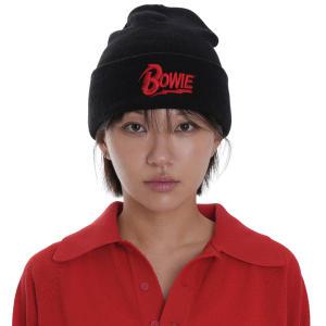 [아메리칸니들] CUFFED KNIT BEANIE BOWIE