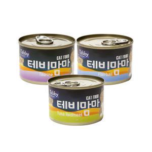 테비맘마 대용량캔 3종 160g x 24개