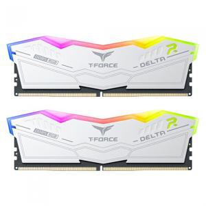 TeamGroup T-Force DDR5-6000 CL30 Delta RGB 화이트 패키지 (32GB(16Gx2))