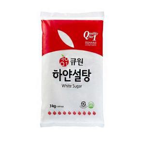 큐원 하얀설탕 3kg 6개