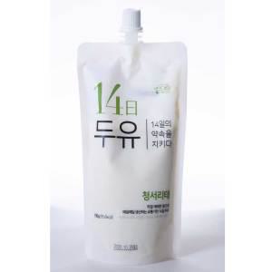 잔다리마을 국산 검은콩 청서리태 무설탕두유 180g x 10팩