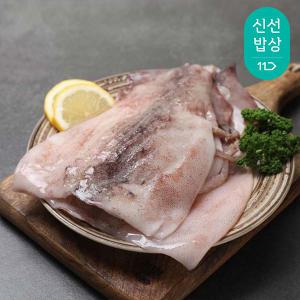 천일에스에프 국내산 손질 오징어, 1kg, 2개(총 6~10미/개별포장)