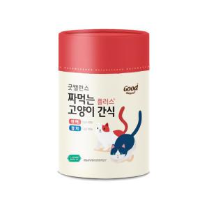 굿밸런스 짜먹는 고양이 간식 플러스 (참치30p, 연어30p), 12g, 60개, 1개