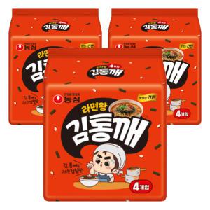 농심 라면왕김통깨 100g 4입(멀티), 3개