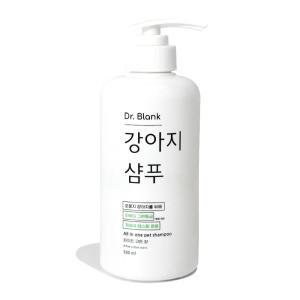 닥터블랭크 강아지 저자극 샴푸 화이트코튼향, 500ml, 1개