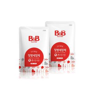 비앤비 젖병 세정제 액상형 500ML 리필 2팩/젖병세제