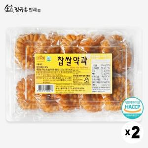 김규흔 한과 찹쌀약과 350g x 2 (총20개입)