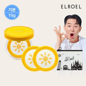 [기본] 엘로엘 파데프리+ 선쿠션 본품1+리필2_ELROEL