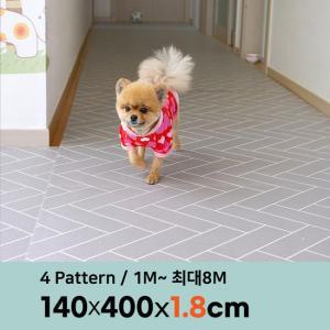 18T PVC 층간소음방지 롤매트 폭 140cm x 4m