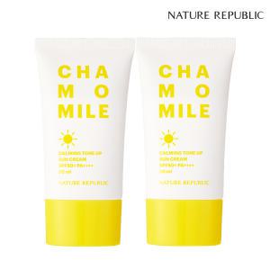 [네이처리퍼블릭] 2SET 캐모마일 카밍 톤업 선크림 SPF 50+ PA++++