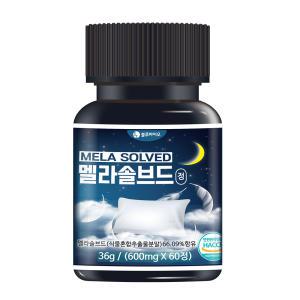 식물성 멜라토닌 멜라솔브드 600mg 60정