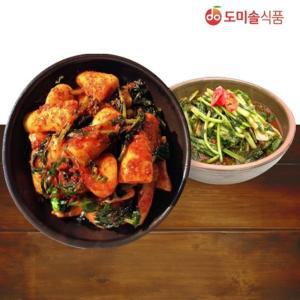 [도미솔] 총각김치2kg+열무김치2kg