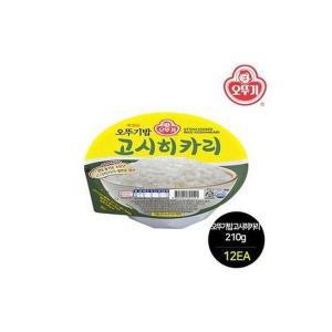 [오뚜기]맛있는 오뚜기밥 고시히카리 210g x 12개[28364887]