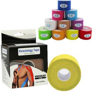 Kinesiology Tape 키네시올로지 스포츠테이핑 근육 테이프 5Cm X 5M Roll 각종 레포츠 스포츠활동의 필수품