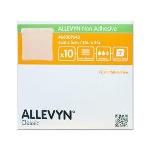 알레빈 클래식 Allevyn 비접착성 폼드레싱 5cmx5cm 10매