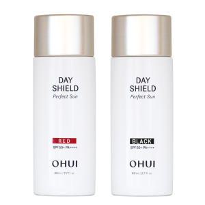 오휘 데이쉴드 퍼펙트 선크림 대용량 80ml/블랙/레드