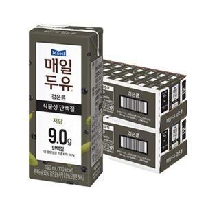 매일두유 검은콩, 190ml, 48개