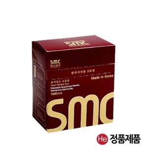 SMC침 스프링침 일회용침 멸균침 100쌈(1,000pcs) 수지침 국산침