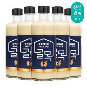 [품질보장]골목식당 골목생막걸리 12도350ml x5병 백종원대표공동개발