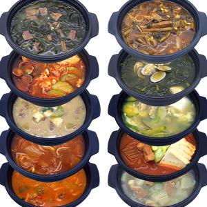 [반찬가게 찬장]당일제조 발송 김치찌개 소고기미역국 소고기뭇국 청국장 아욱국 된장찌개 순두부 우거지탕