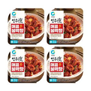 청정원 안주야 매콤불막창, 160g, 4개