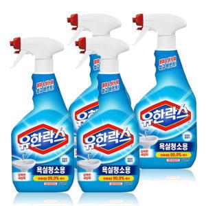 유한락스 욕실청소용 600ml x 4개