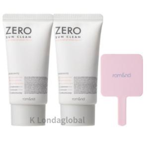 롬앤 제로 선 클린 톤업 선크림 SPF50+ 50ml 2개