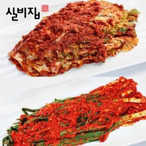 [미미의밥상] 선화동 실비집 매운 실비김치 배추김치 1kg+파김치 1kg (총 2kg)