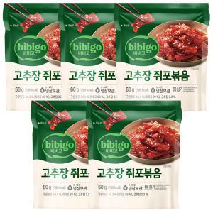 비비고 고추장 쥐포 볶음 60g x 5개