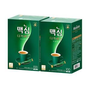 맥심 디카페인 커피믹스 100T+100T