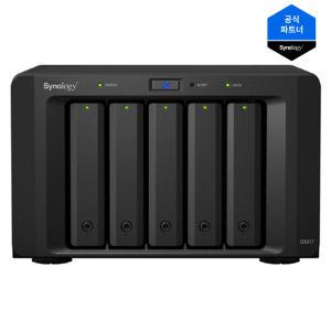 시놀로지 DX517 60TB 5Bay/Nas스토리지/도시바 N300 HDD/공인인증점/우체국택배