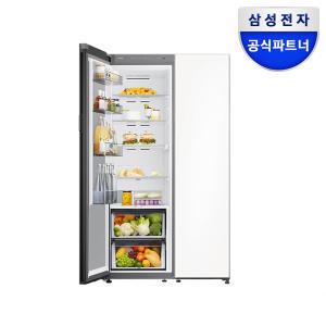 삼성전자 비스포크 2도어 냉장고 RR40C7985AP+RZ24C59G0AP 649L 오토오픈도어 메탈쿨링