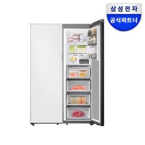 삼성전자 비스포크 2도어 냉장고 비스포크 RR40C7985AP+RZ34C7955AP 메탈쿨링 도어 756L