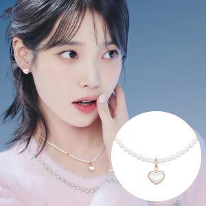 [아이유 PICK] 마리엘 진주 비드목걸이+펜던트 세트 (SET-J0-0903)