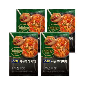 CJ 비비고 스팸사골부대찌개, 700g, 4개