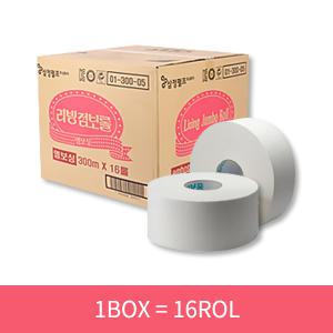 점보롤 화장지 리빙점보롤 300 엠보싱 16ROL/1BOX