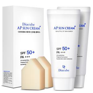 다이아큐브 프루티 워터프루프 무기+유기 혼합자차 선크림 SPF 50+ PA+++, 60ml