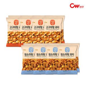 청우 고구마형 과자 120g x 8봉 + 참소라형 과자 120g x 8봉 세트 / 옛날과자