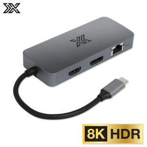 멀티허브 7in1 C타입 USB 8K 4K DP HDMI 확장 디스플레이 외장그래픽