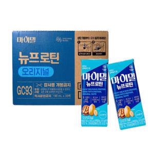 대상웰라이프 마이밀 마시는 뉴프로틴 오리지널 190ml 30팩 단백질 음료